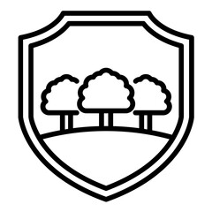 Forest Protection Icon