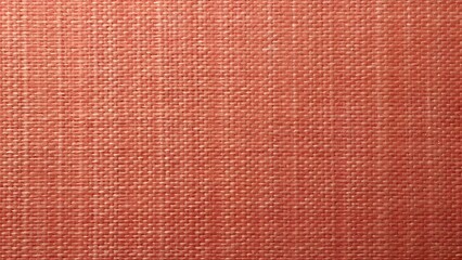 Close-up Coral Burlap Fabric Texture, Detailed Background Image for Design Projects