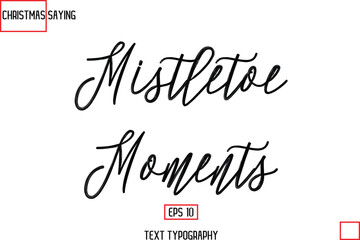 Fototapeta premium Christmas Holidays Text Saying Typography