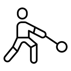 Hammer Throw Icon