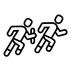 Relay Baton Icon