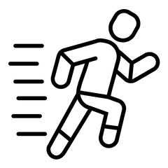 Running Symbol Icon