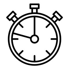 Stopwatch with Split Times Icon