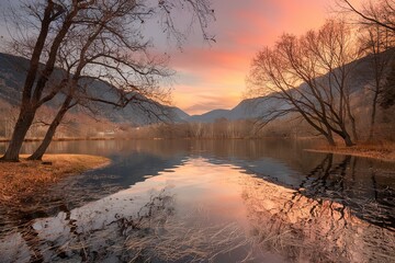 Fototapeta premium A serene landscape photo