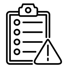 Fototapeta premium Compliance Alert Icon