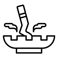 Extinguished Cigarette Icon