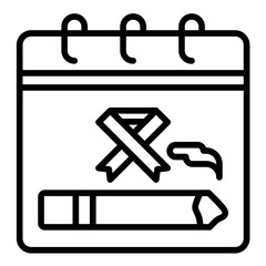 Smoking Awareness Month Icon