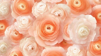 Paper flower background