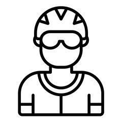 Cyclist Icon