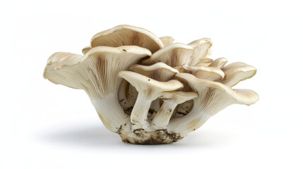 Pure Simplicity: Fresh Champignon Mushroom on White

