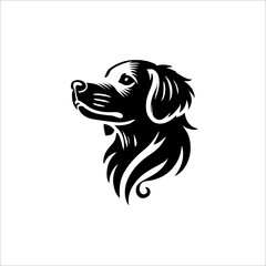 Dog silouette preple or property