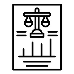 Legal Analysis Icon