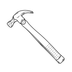hammer isolated on white