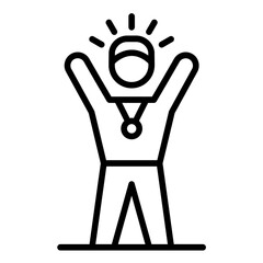 Victory Pose Icon