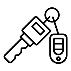 Car Key Icon