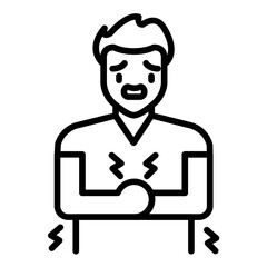 Abdominal Pain Icon