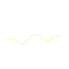 Yellow Dotted Line 