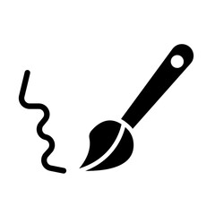 Brush Stroke glyph icon