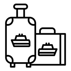 Cruise Suitcase Icon