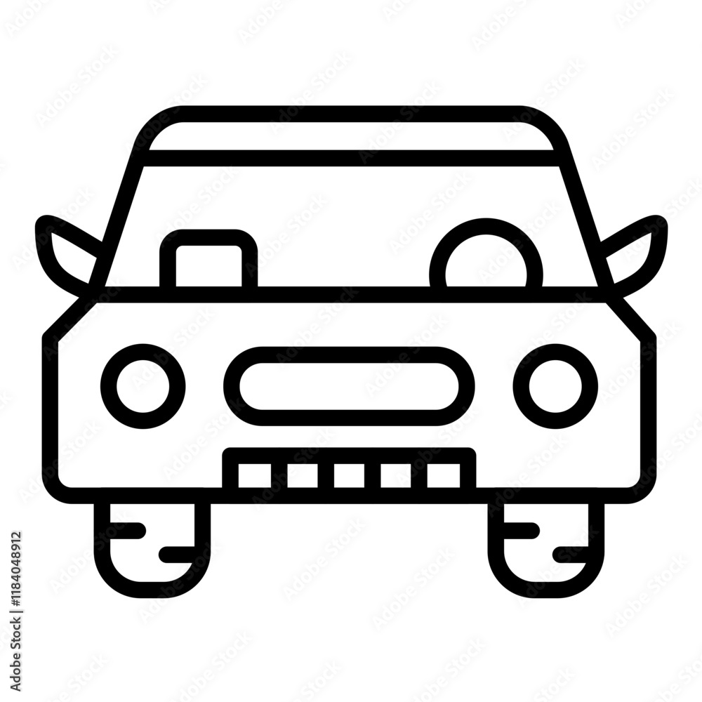 Wall mural Vehicle Icon