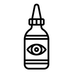 Eye Drops Bottle Icon