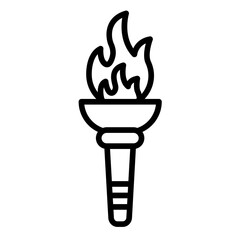 Flame Torch Icon