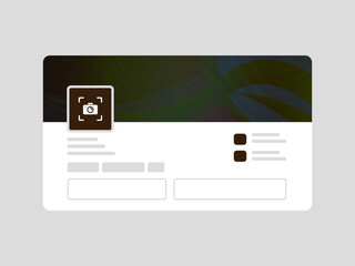 LinkedIn banner mockup, profile mockup presentation banner template