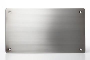 Sleek and Modern Brushed Metal Surface with Smooth Finish for Background, Design Projects, and Display Purposes