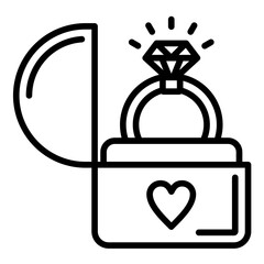 Diamond Ring Icon