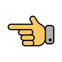 Hand Pointer Icon Design