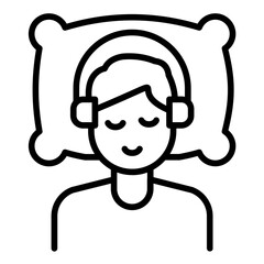 Sleepy Music Icon