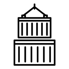 Cargo Container Icon