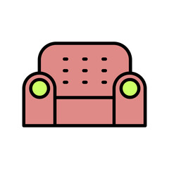 Armchair Icon Design