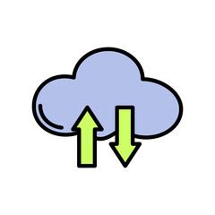 Cloud Computing Icon Design