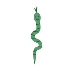 illustration of a cartoon snake