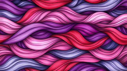 Obraz premium Colorful abstract waves create vibrant pattern