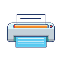 laminator vector icon, office vector illustration - simple illustration of laminator perfect for logos, and office-themed designs.