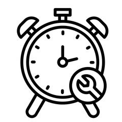 Alarm Clock Repair Icon