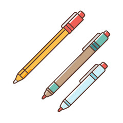 pen refills vector icon, office vector illustration - simple illustration of pen refills perfect for logos, and office-themed designs.