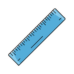 ruler vector icon, office vector illustration - simple illustration of ruler perfect for logos, and office-themed designs.
