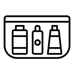 Travel Size Toiletries Icon