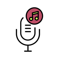 Podcast Playlist Icon Design