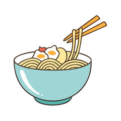 noodles vector icon, foods vector illustration - simple illustration of noodles perfect for logos, and foods-themed designs.