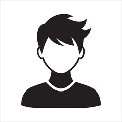 Male Profile icon vector Design Art