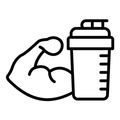 Protein Shake Icon