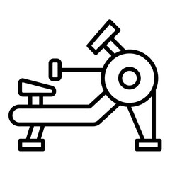 Rowing Machine Icon