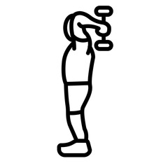 Tricep Extension Icon