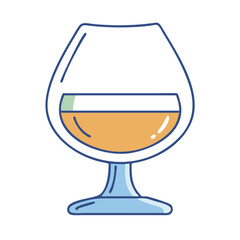 brandy snifter vector icon, drinks vector illustration - simple illustration of brandy snifter perfect for logos, and drinks-themed designs.
