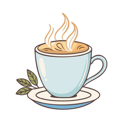 chai latte vector icon, drinks vector illustration - simple illustration of chai latte perfect for logos, and drinks-themed designs.