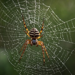  Close-Up of a Dragonfly Resting on a Leaf